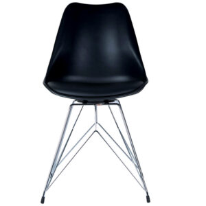 HI 9999 109 8 Linkdining Chair Black Plastic Black PU Leg In Black 2