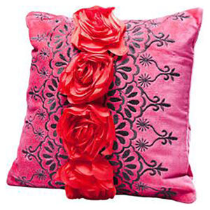 1 1353 106 5 Cushions 3D Flowers 30x30cm