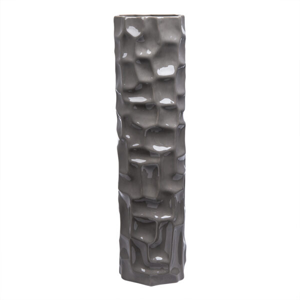 5V 1535 103 5 Ombre Ceramic Vase Grey 45cm