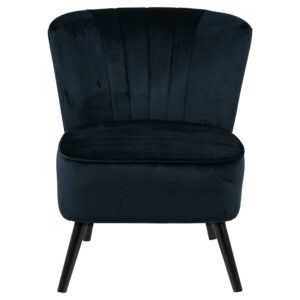 RI 1739 165 10 Lark Resting Chair VIC Navy Blue66 Black Rubber Legs 3