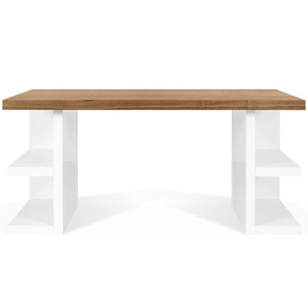 TS 5151 179 10 Multi Table With Storage Pure WhiteWalnut 1