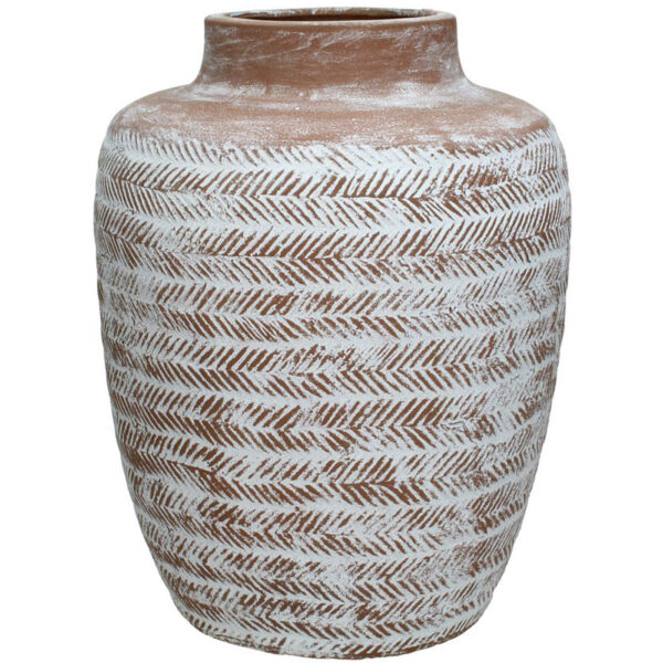 5V 1881 229 12 Vase Terracotta Brown 22x22x20cm 2