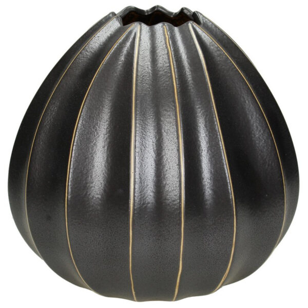 5V 1881 238 12 Vase Stoneware Black 22.8x22 3