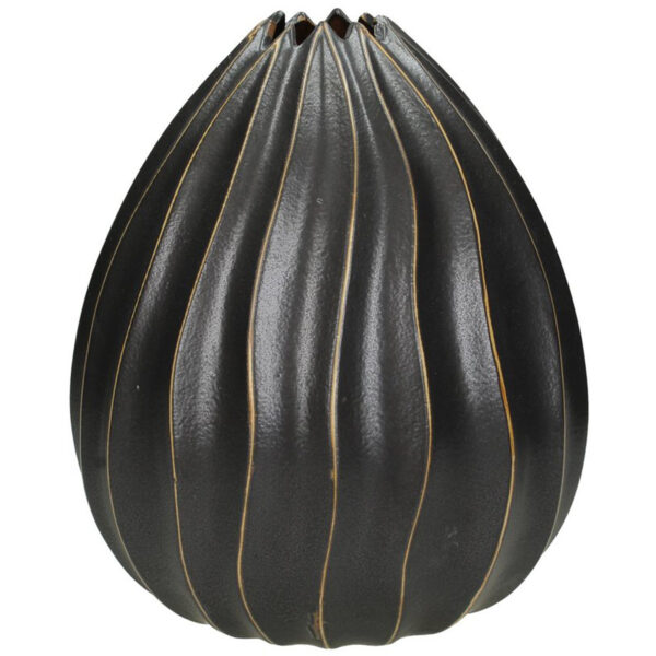 5V 1881 239 12 Vase Stoneware Black 22.5x22 3
