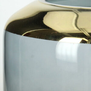 5V 1881 254 12 – Vase Glass Gold 16x16x25cm (4)