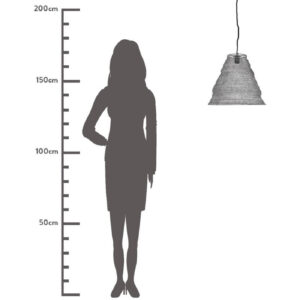 7 1881 001 12 – Ceiling Lamp Metal Grey 43x43x38cm (2)