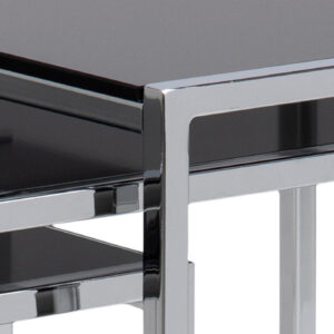 TI 1739 404 12 – Cross Nest Table Black&Glass Top;50x50x55 (3)