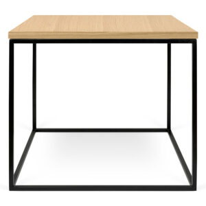 TI 5151 158 12 Gleam OakBlack Table 50x50x45 3