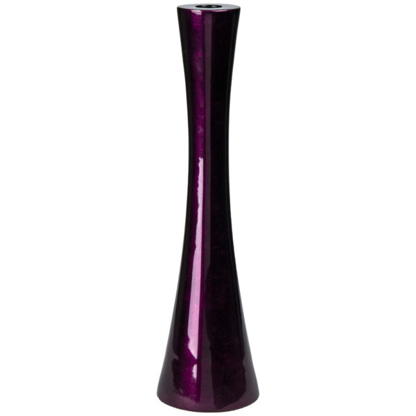 5 1099 00389 Candle Holder Lipa Foil Purple 35cm