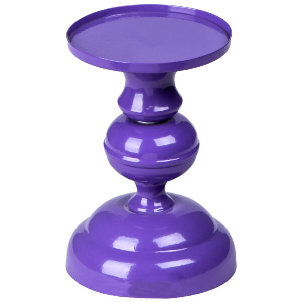5 1535 00250 Candleholder 15cm Purple