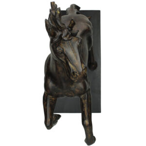 5D 1881 044 12 – Ornament Horse Polyresin Brown 32x14x46cm (1)