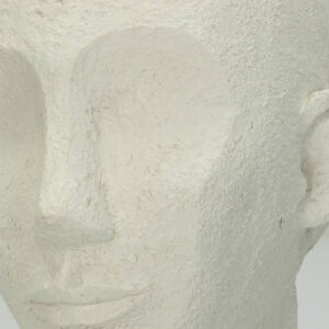 5D 1881 075 12 – Omament Head Polyresin White (4)