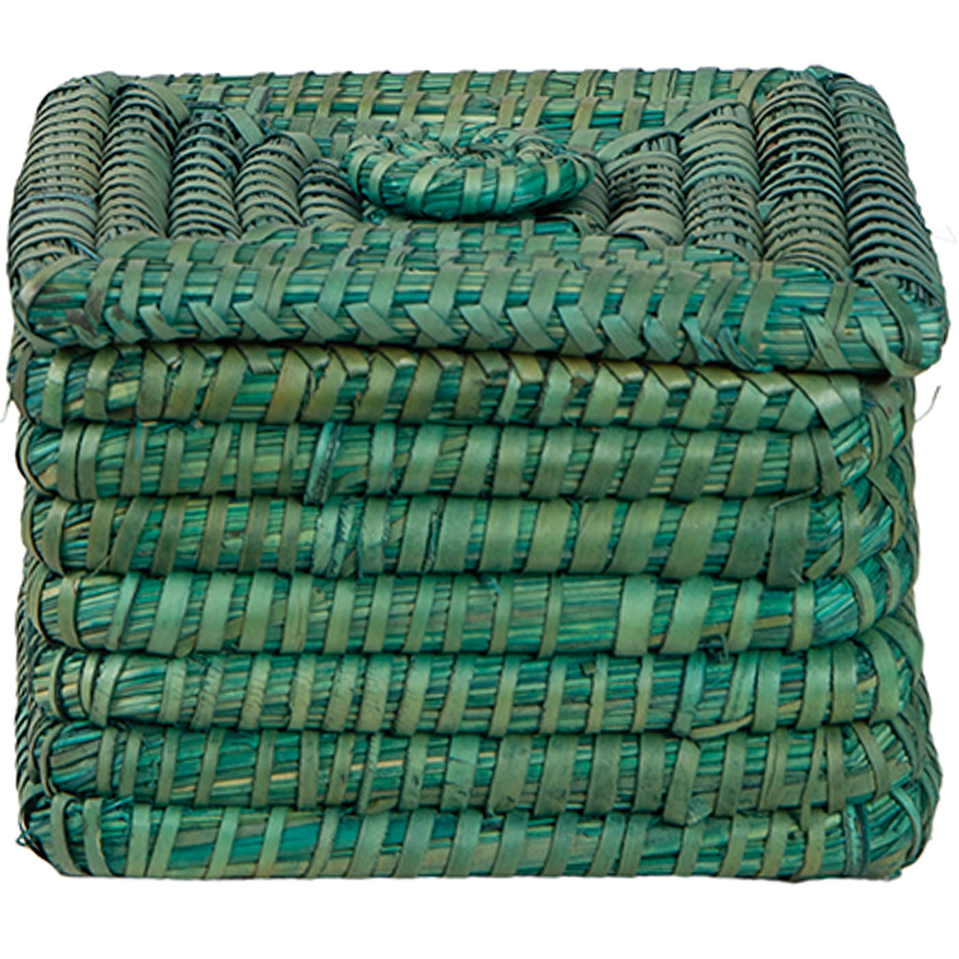5Q 1099 062 3 – Sea Grass Square Box Turquoise S (1)