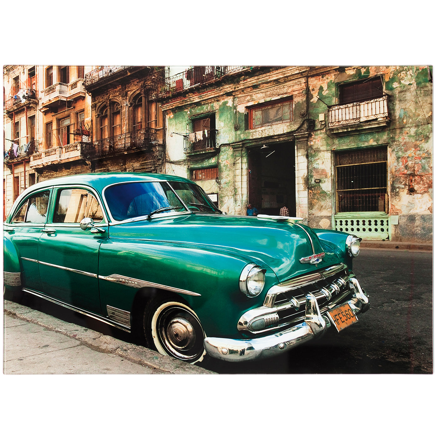 8 1353 119 4 – Picture Glass Cuba Car 50x70cm (1)