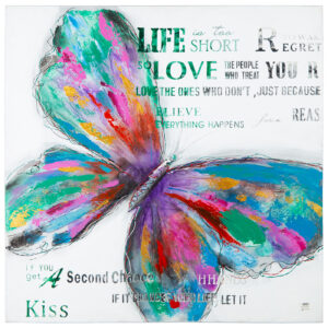 8 1725 102 4 Oil Painting Butterfly 2asstd