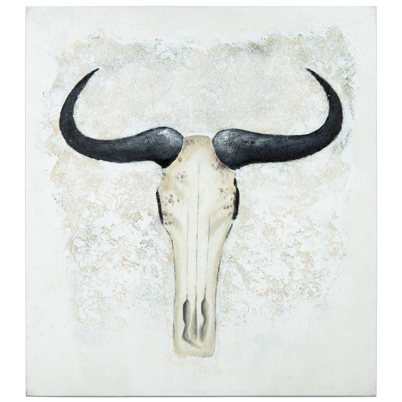 8 2333 102 5 Oil Painting White Horn