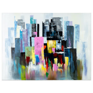 8 2333 121 5 Oil Painting Pastel City