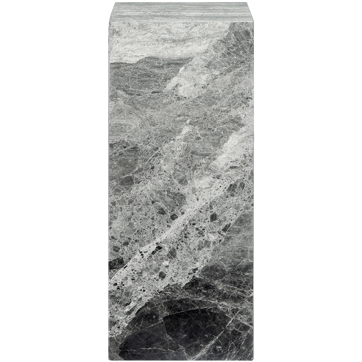 TI 1739 396 12 – Cubic Pedestal Marble River Grey 35x35xH90cm (2)