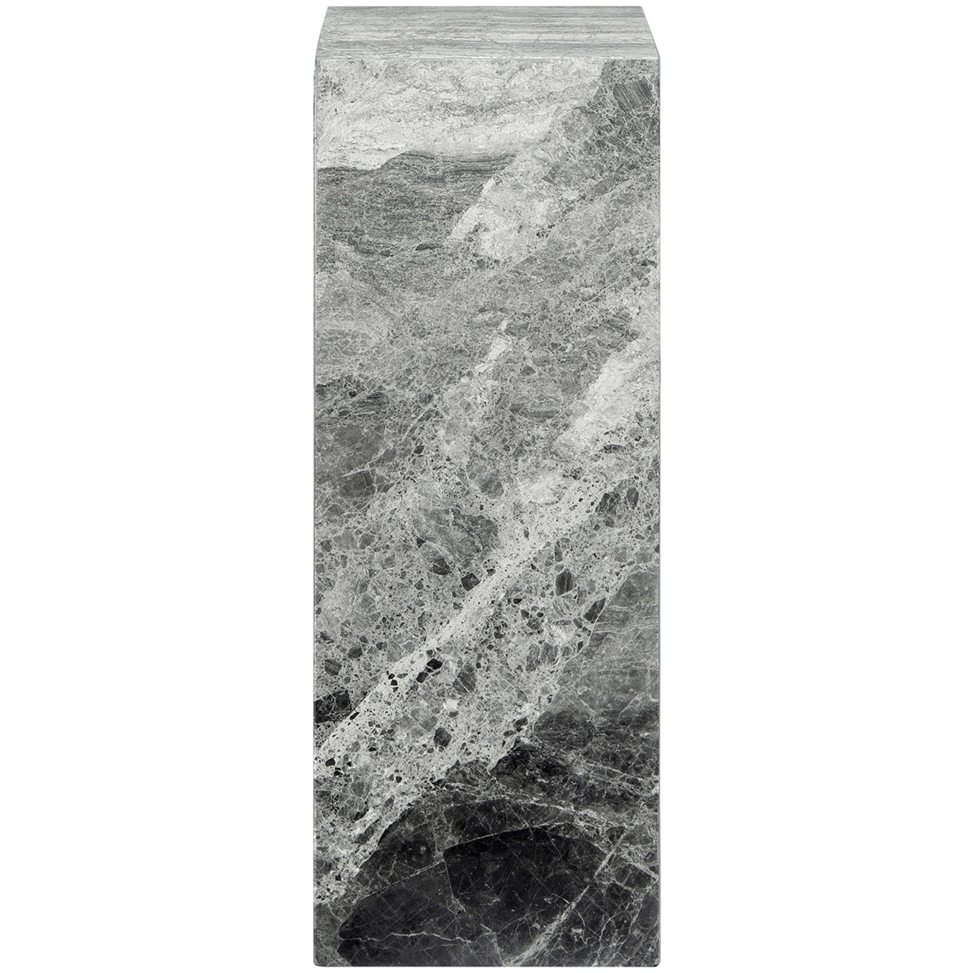 TI 1739 406 12 – Cubic Pedestall Marble Grey River 25x25x70cm (1)