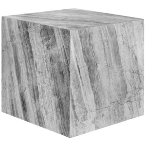 TI 1739 411 12 Cubic Coffee Table Marble Grey River 50x50x50cm 2