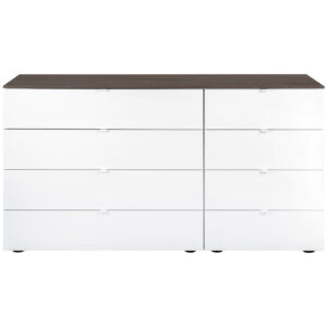 KS 1166 107 6 Tambura Chest Of Drawers WhiteWenge 144x50x78cm 1