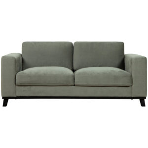 SI 1739 294 10 Canberra 2S Sofa MaxGreyGreen Black Stained Wood 1